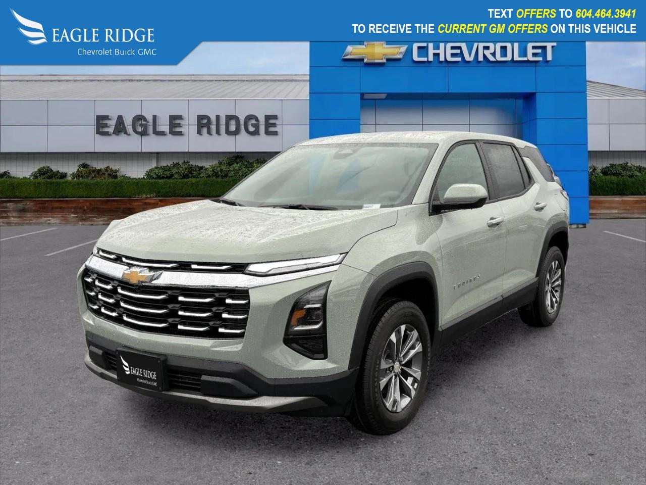 New 2026 Chevrolet Equinox LT active noise cancellation, lane keep assist, 11-inch driver information center, 11.3-inch LCD display with Google built-in for sale in Coquitlam, BC