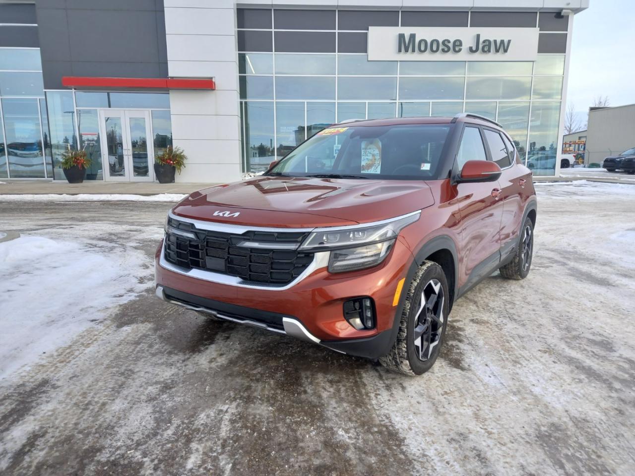 2024 Kia Seltos EX Premium
Compact SUV, big on style and comfort. The 2024 Seltos EX Premium delivers advanced tech, upscale features, and all-weather confidence in a sporty design.

Kia Seltos  Premium made practical.