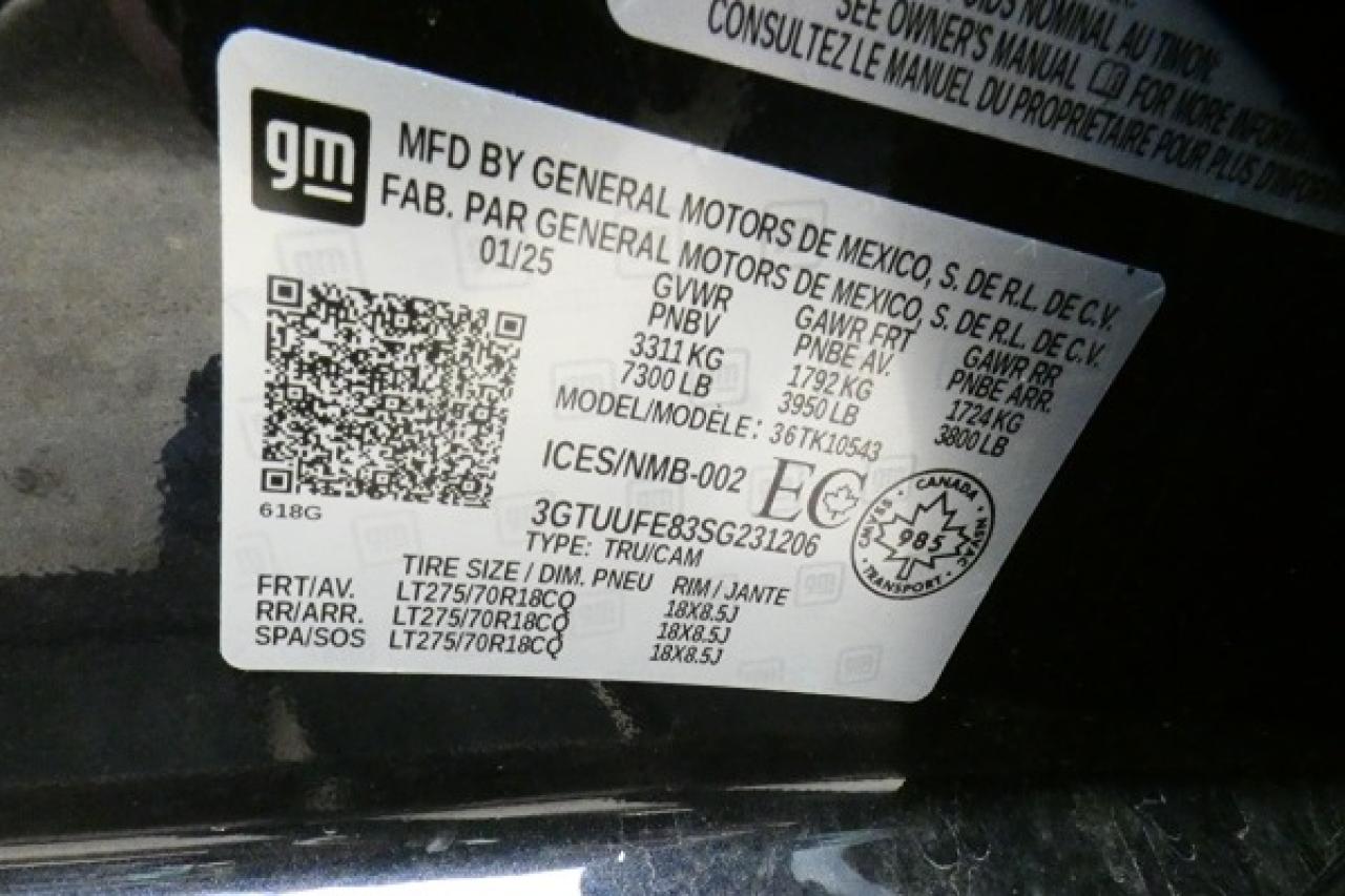 2025 GMC Sierra 1500 AT4X Crew 4WD DURA DSL w/H&C L, S/R, NAV, BUC - Photo #25