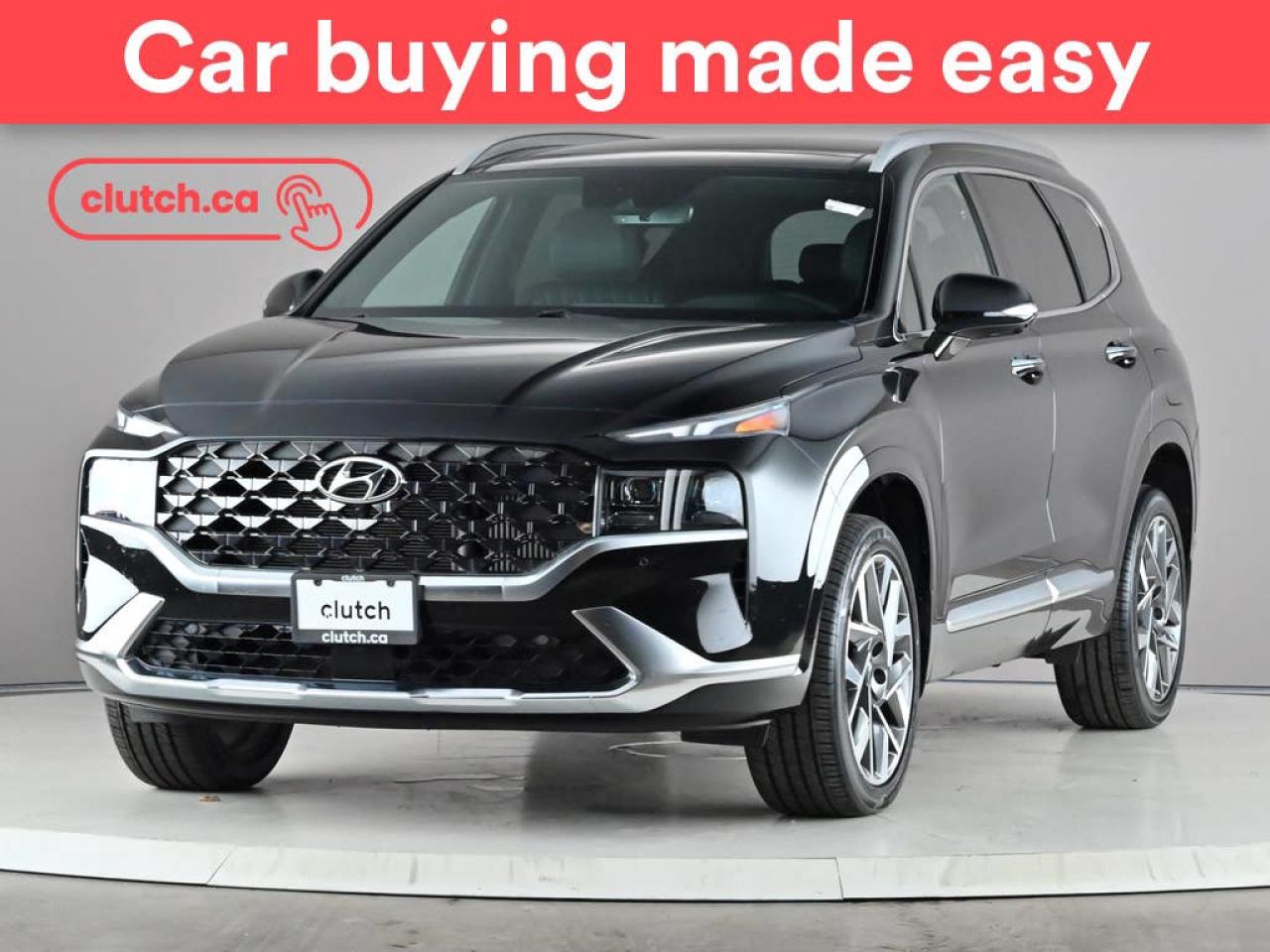 Used 2022 Hyundai Santa Fe Ultimate Calligraphy AWD w/ Apple CarPlay, Heated Front Seats, Rearview Cam for sale in Toronto, ON