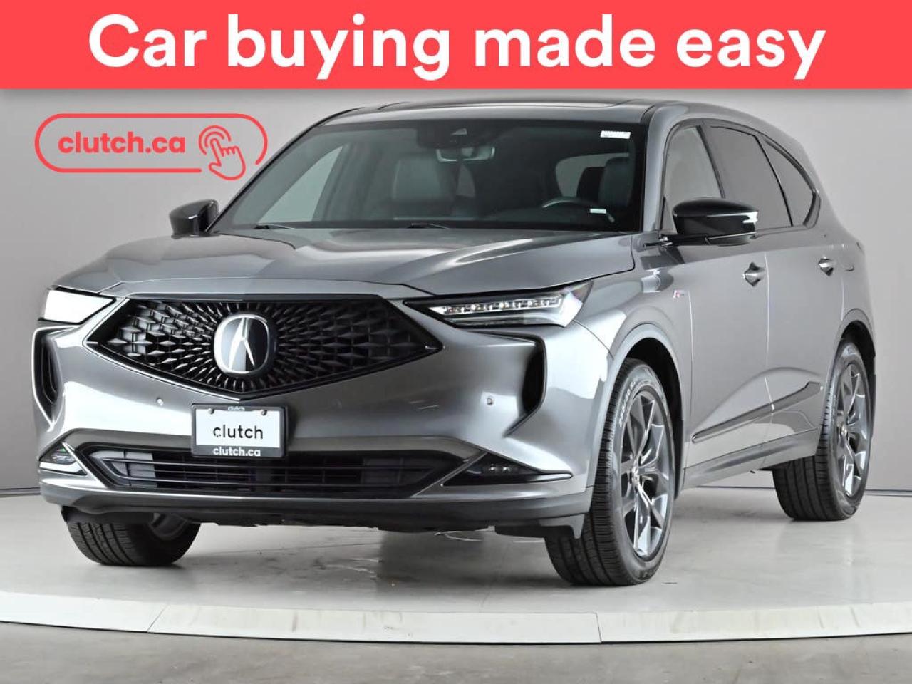 Used 2022 Acura MDX SH-AWD w/ A-Spec Pkg. w/ Apple CarPlay, Heated Front Seats, Rearview Cam for sale in Toronto, ON