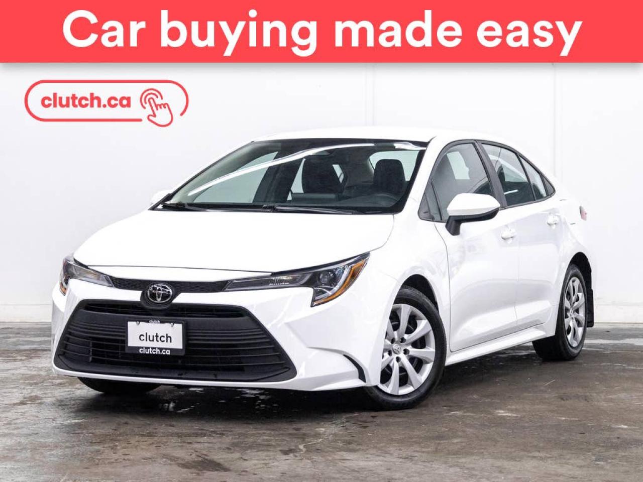 Used 2023 Toyota Corolla LE w/ Apple CarPlay & Android Auto, Heated Front Seats, Rearview Cam for sale in Toronto, ON