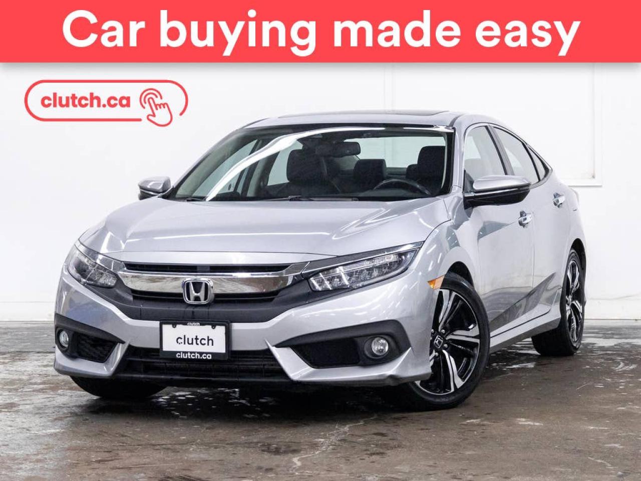 Used 2017 Honda Civic Touring w/ Apple CarPlay & Android Auto, Power Moonroof, Nav for sale in Toronto, ON