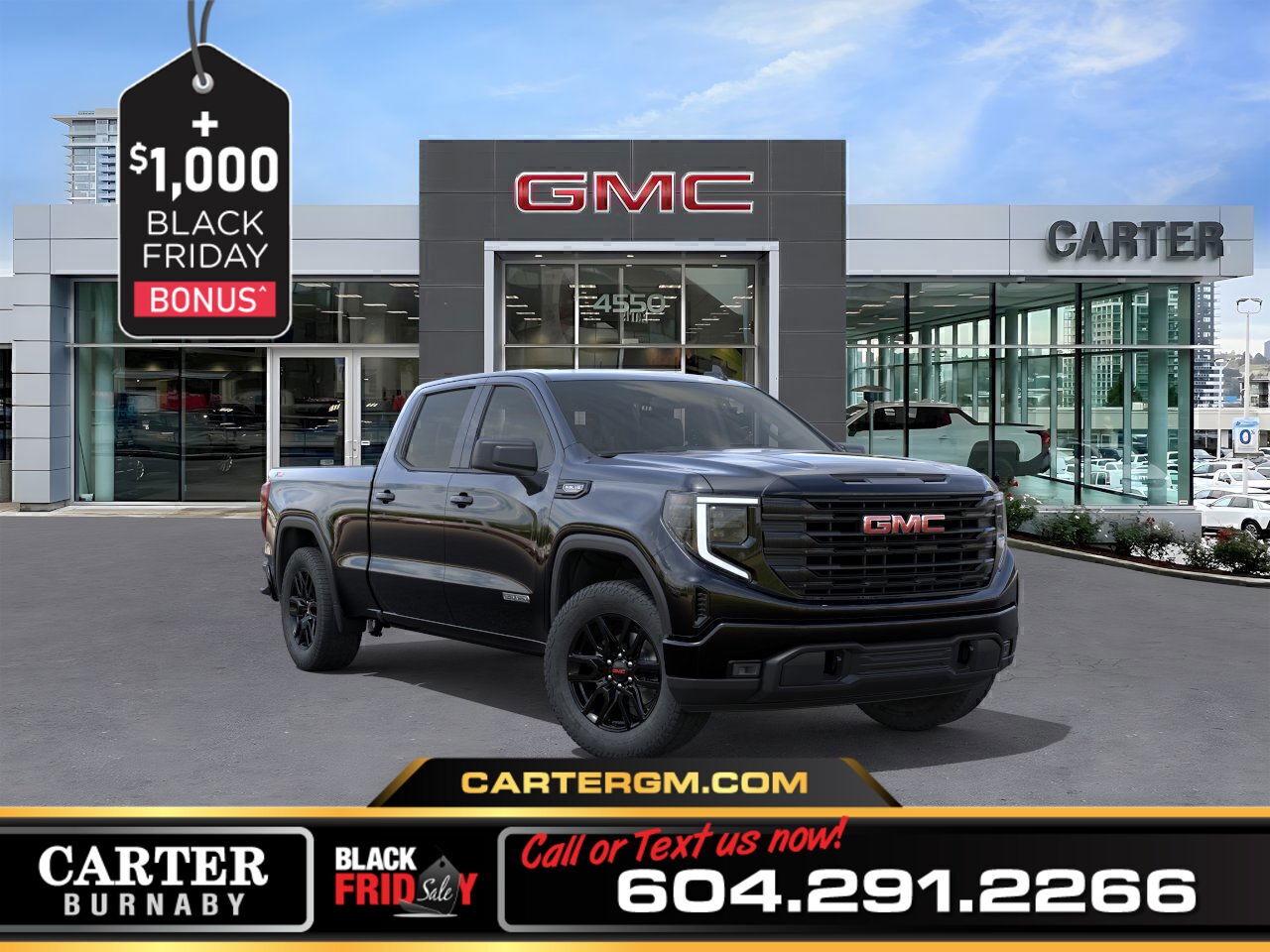 New 2026 GMC Sierra 1500 ELEVATION 4WD | OFF-ROAD PKG/PWR SEAT/13.4