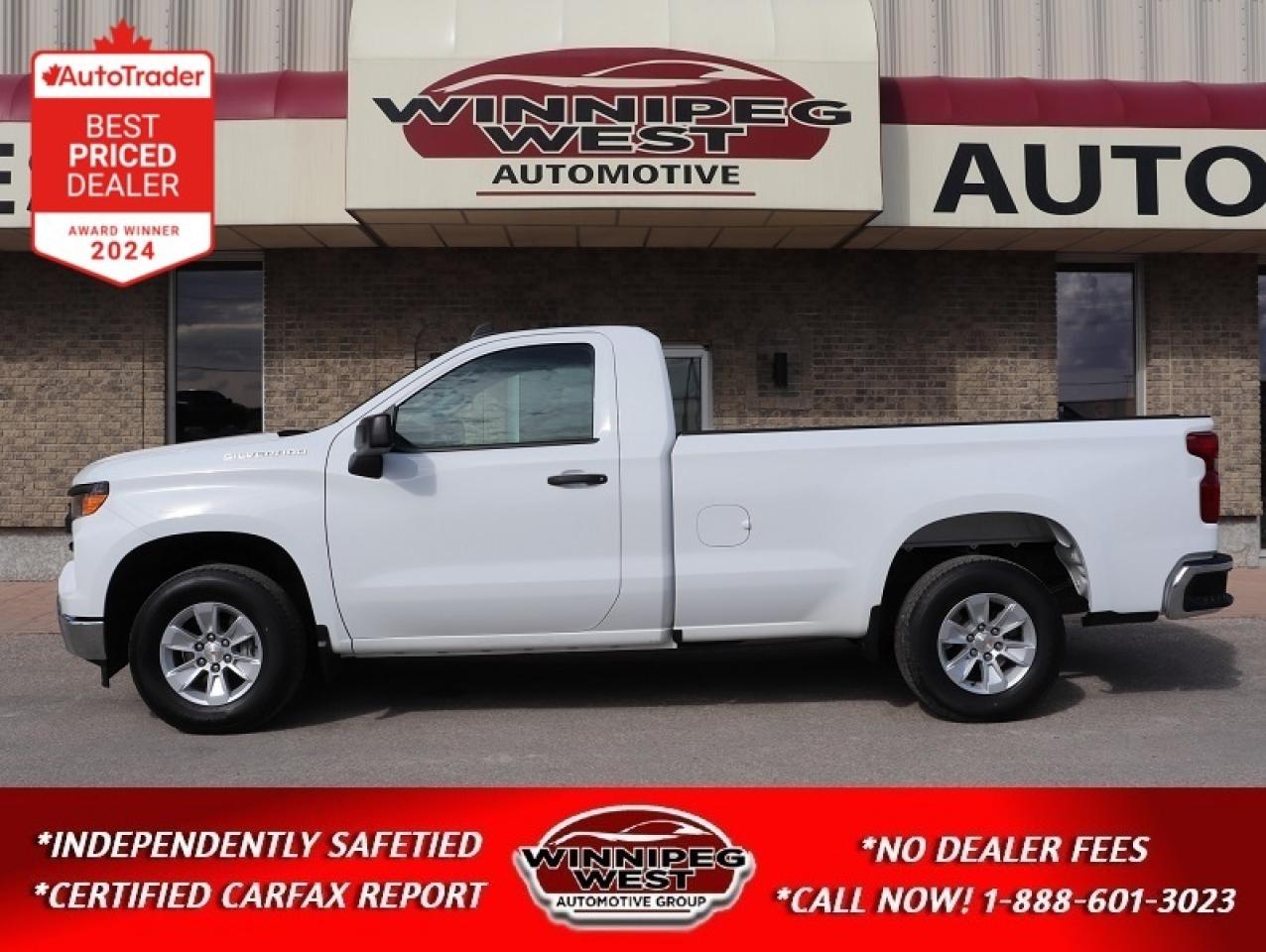 Used 2024 Chevrolet Silverado 1500 5.3L V8 10SP, 8FT BOX, WELL EQUIPPED/AS NEW/LOW KM for sale in Headingley, MB