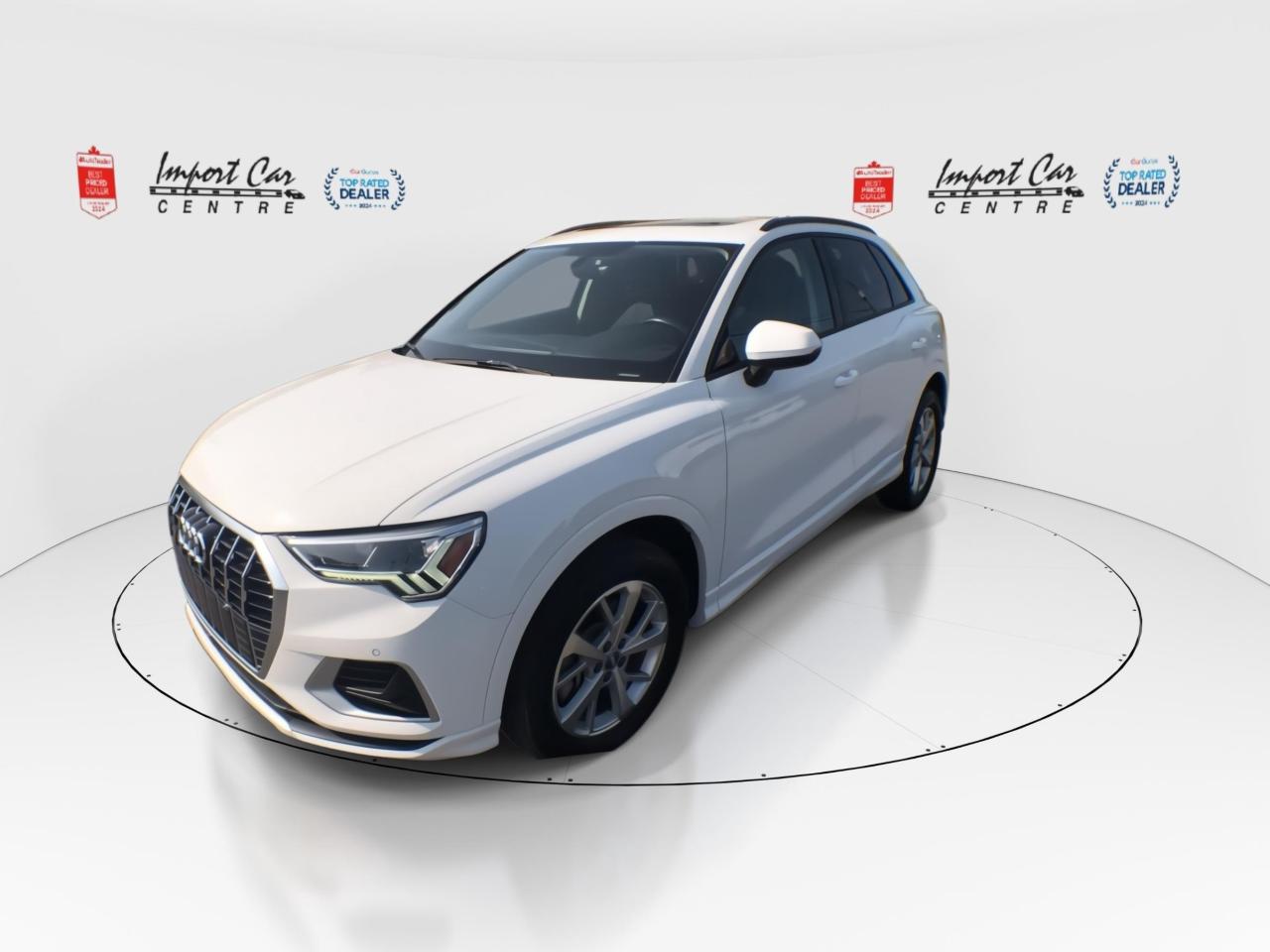 2021 Audi Q3 45 Komfort ONLY 48KKMS!!  LEATHER, PANO.ROOF, HTD. Photo3