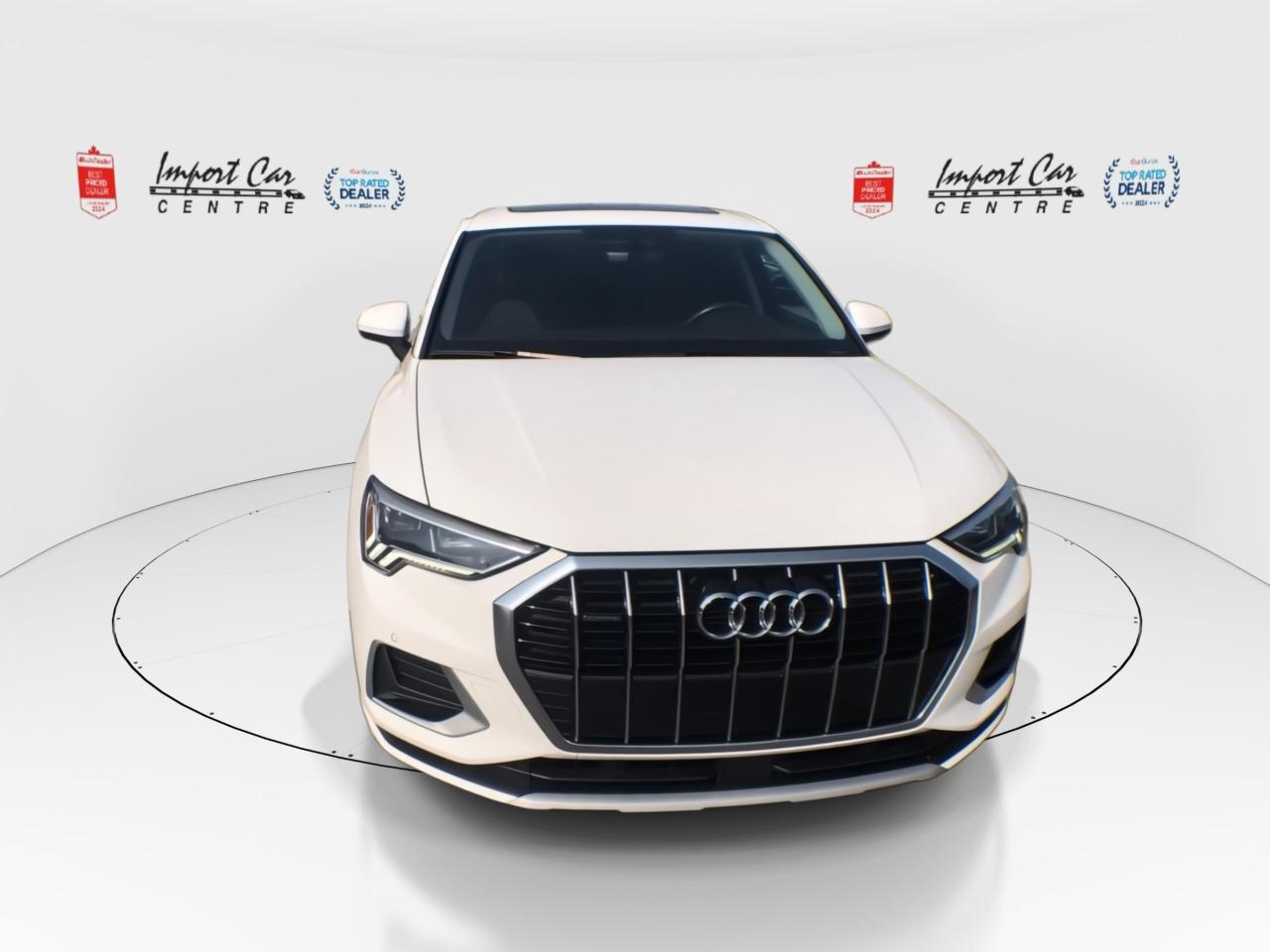 2021 Audi Q3 45 Komfort ONLY 48KKMS!!  LEATHER, PANO.ROOF, HTD. Photo2