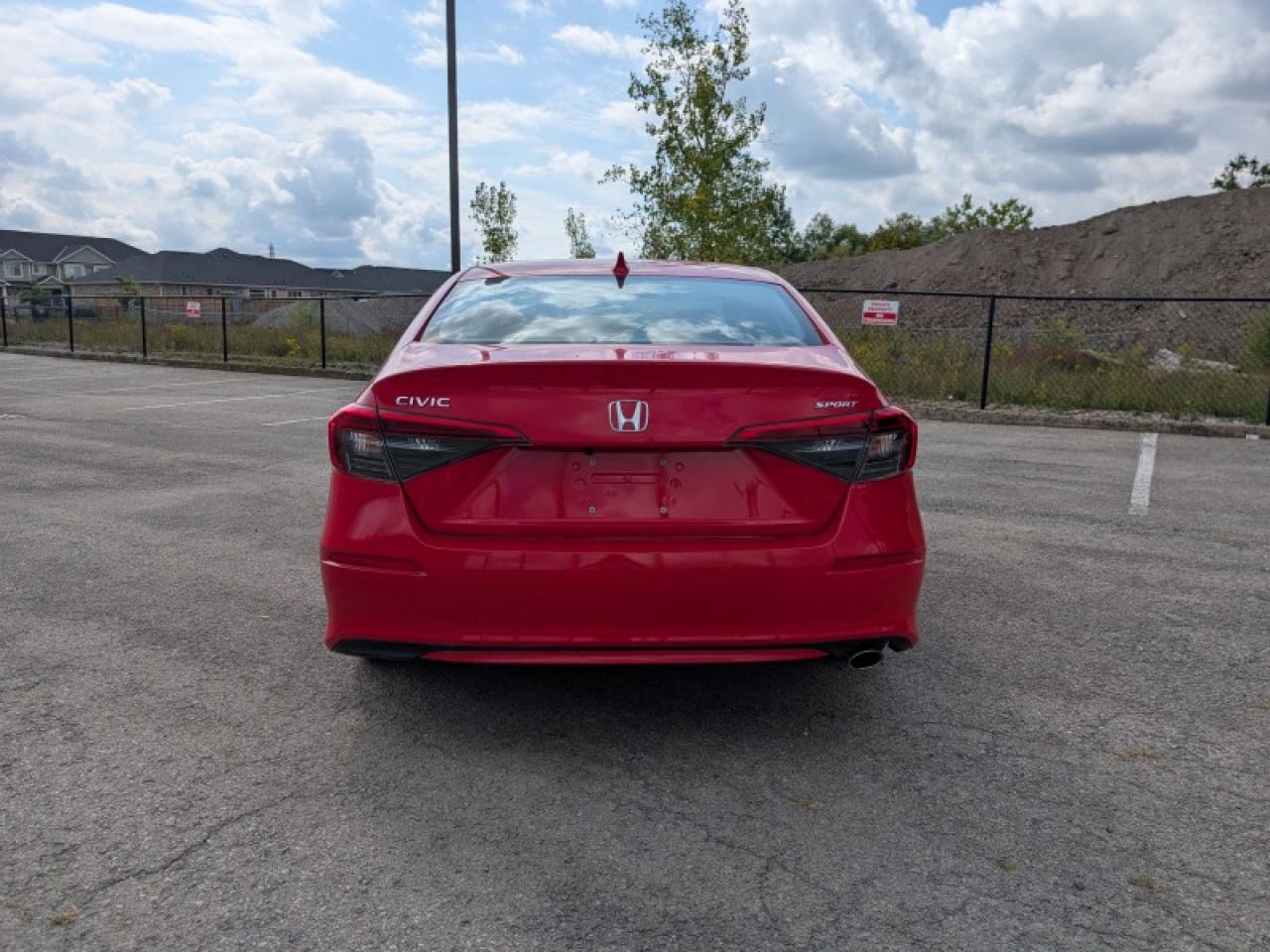 2023 Honda Civic Sedan Sport  **BRIGHT RED - SUNROOF** Photo3