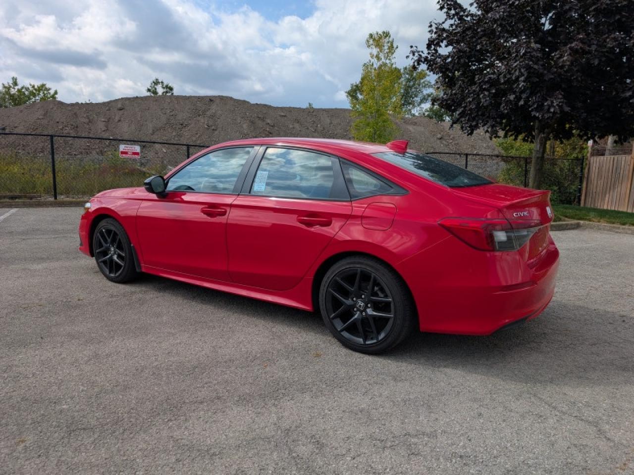 2023 Honda Civic Sedan Sport  **BRIGHT RED - SUNROOF** Photo2