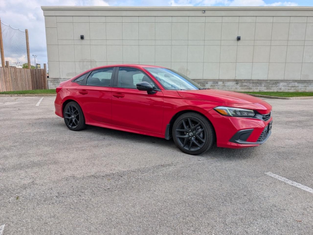 2023 Honda Civic Sedan Sport  **BRIGHT RED - SUNROOF** Photo