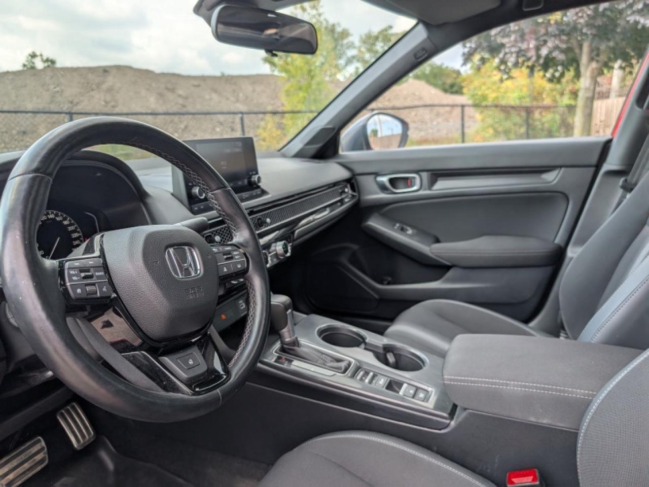2023 Honda Civic Sedan Sport  **BRIGHT RED - SUNROOF** Photo