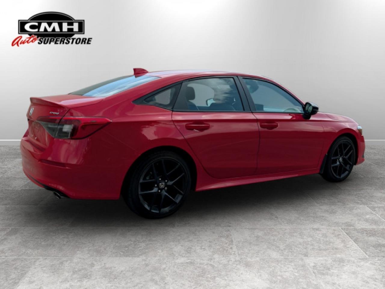 2023 Honda Civic Sedan Sport  **BRIGHT RED - SUNROOF** Photo4