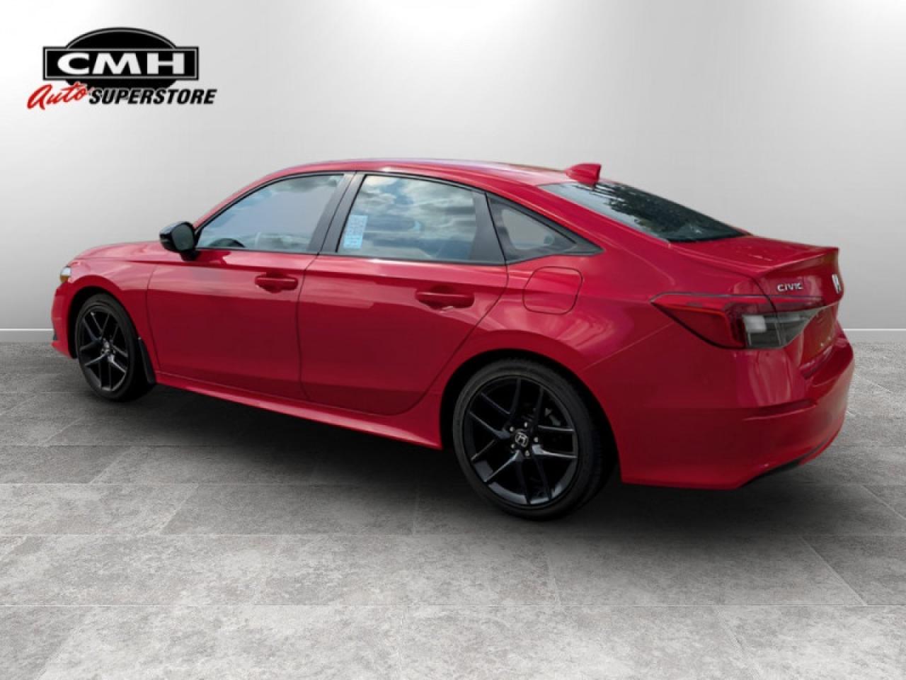 2023 Honda Civic Sedan Sport  **BRIGHT RED - SUNROOF** Photo2