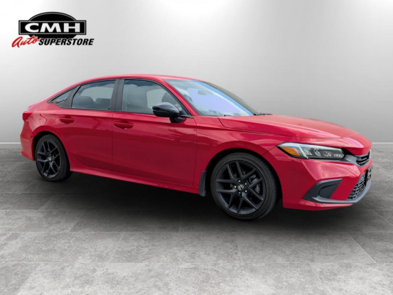 2023 Honda Civic Sedan Sport  **BRIGHT RED - SUNROOF** Photo