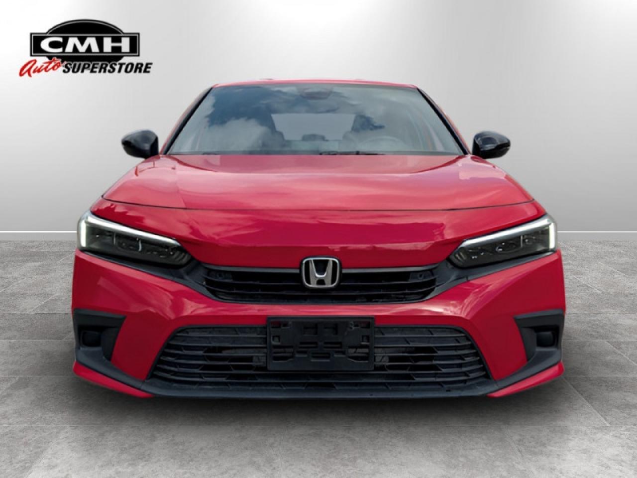 2023 Honda Civic Sedan Sport  **BRIGHT RED - SUNROOF** Photo