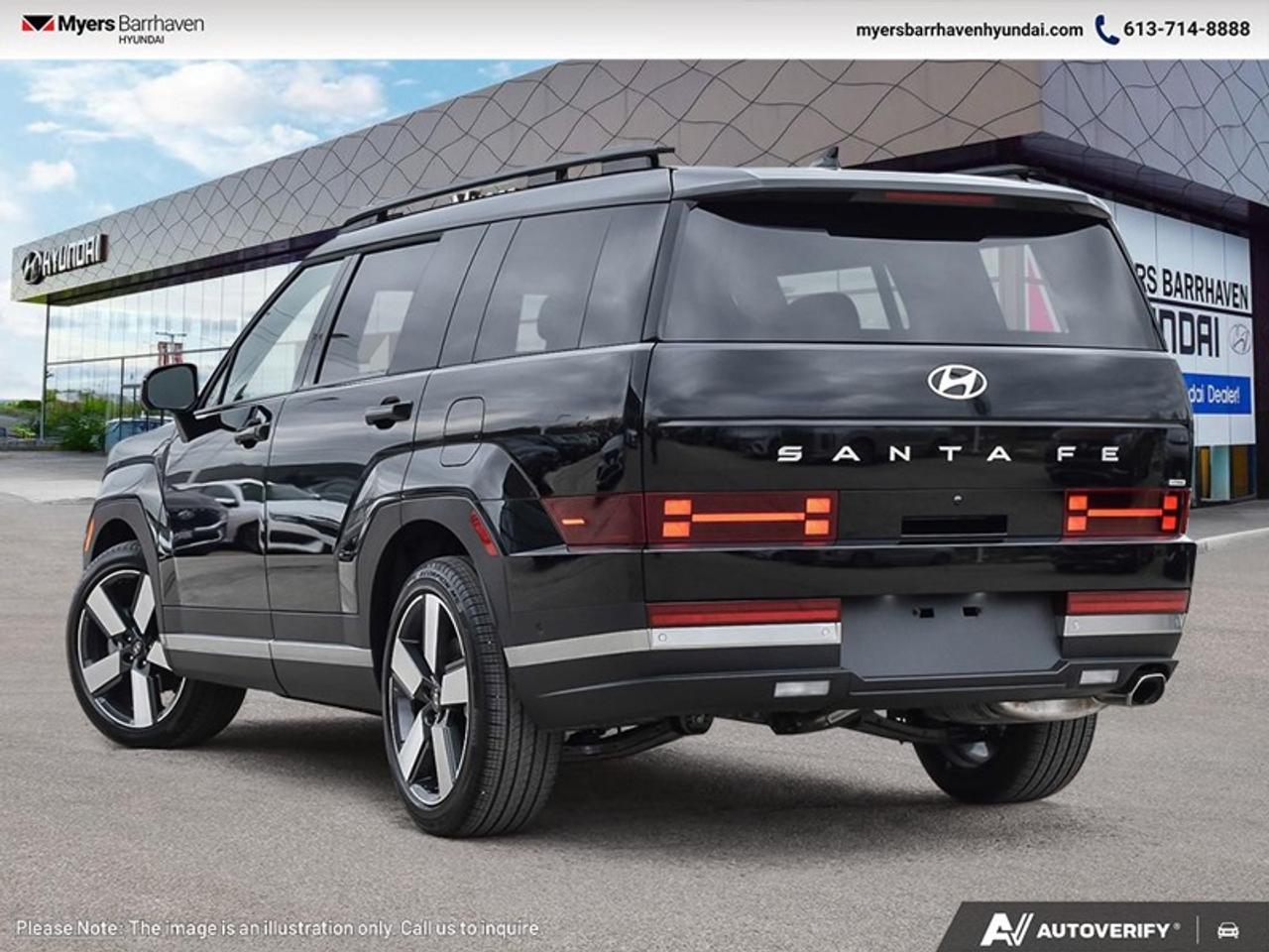 2025 Hyundai Santa Fe Luxury  - Cooled Seats -  Navigation - $360 B/W Photo