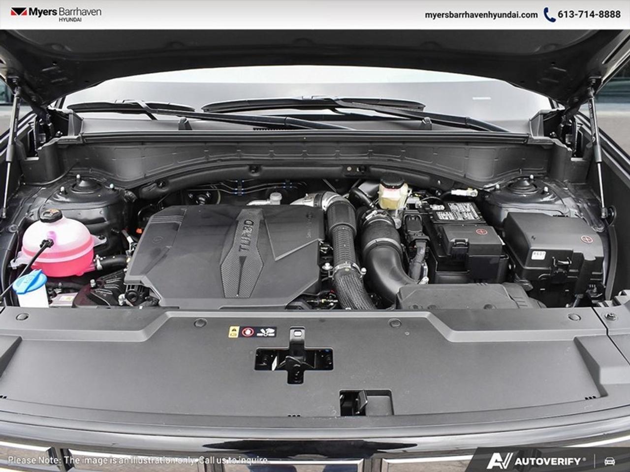 2025 Hyundai Santa Fe Luxury  - Cooled Seats -  Navigation - $360 B/W Photo