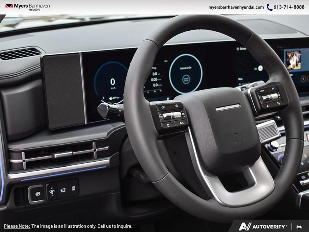 2025 Hyundai Santa Fe Luxury  - Cooled Seats -  Navigation - $360 B/W Photo