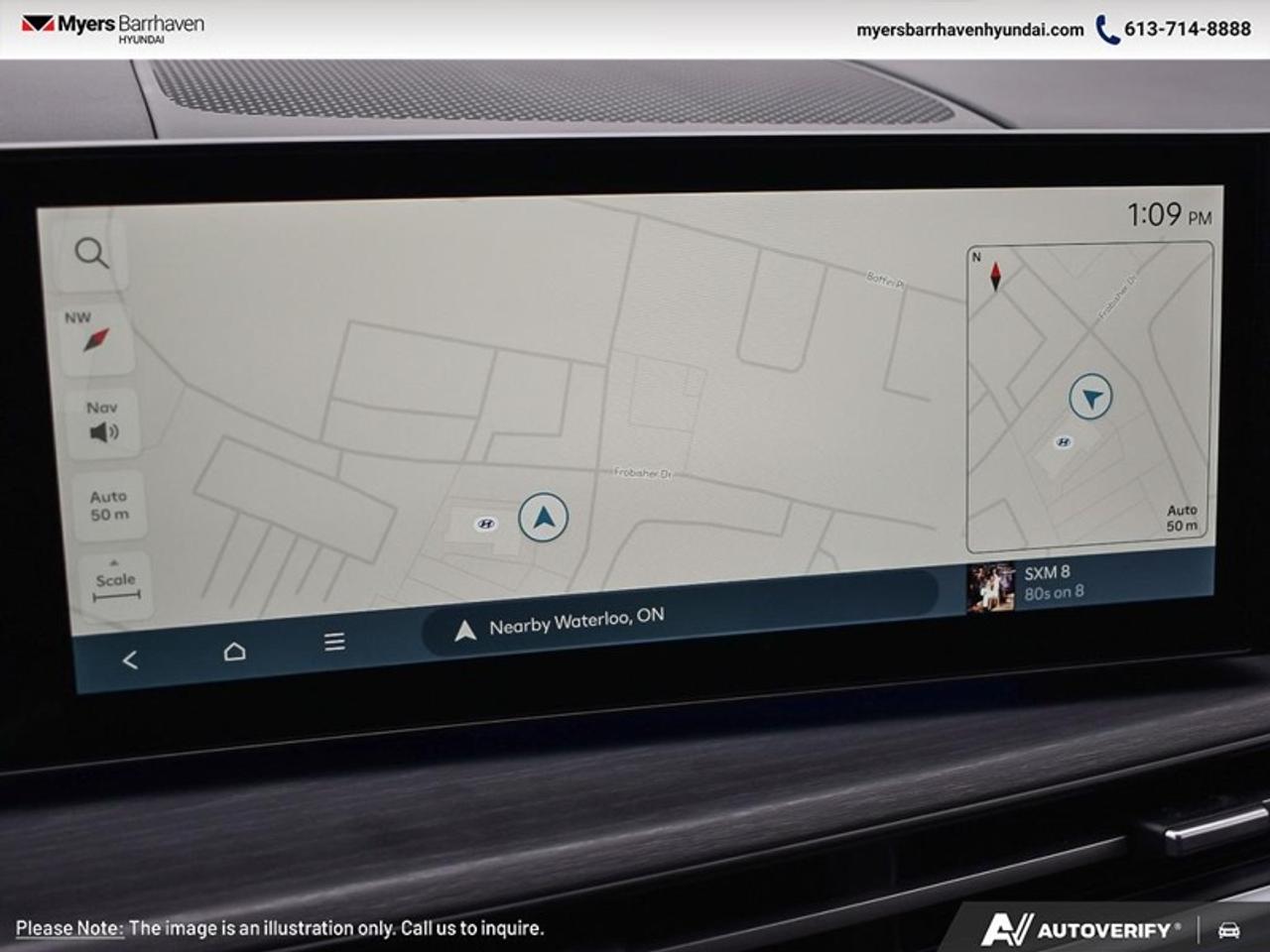 2025 Hyundai Santa Fe Luxury  - Cooled Seats -  Navigation - $360 B/W Photo