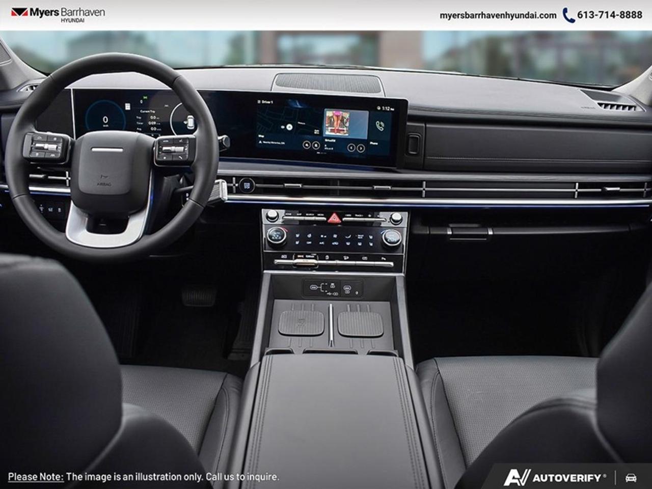 2025 Hyundai Santa Fe Luxury  - Cooled Seats -  Navigation - $360 B/W Photo