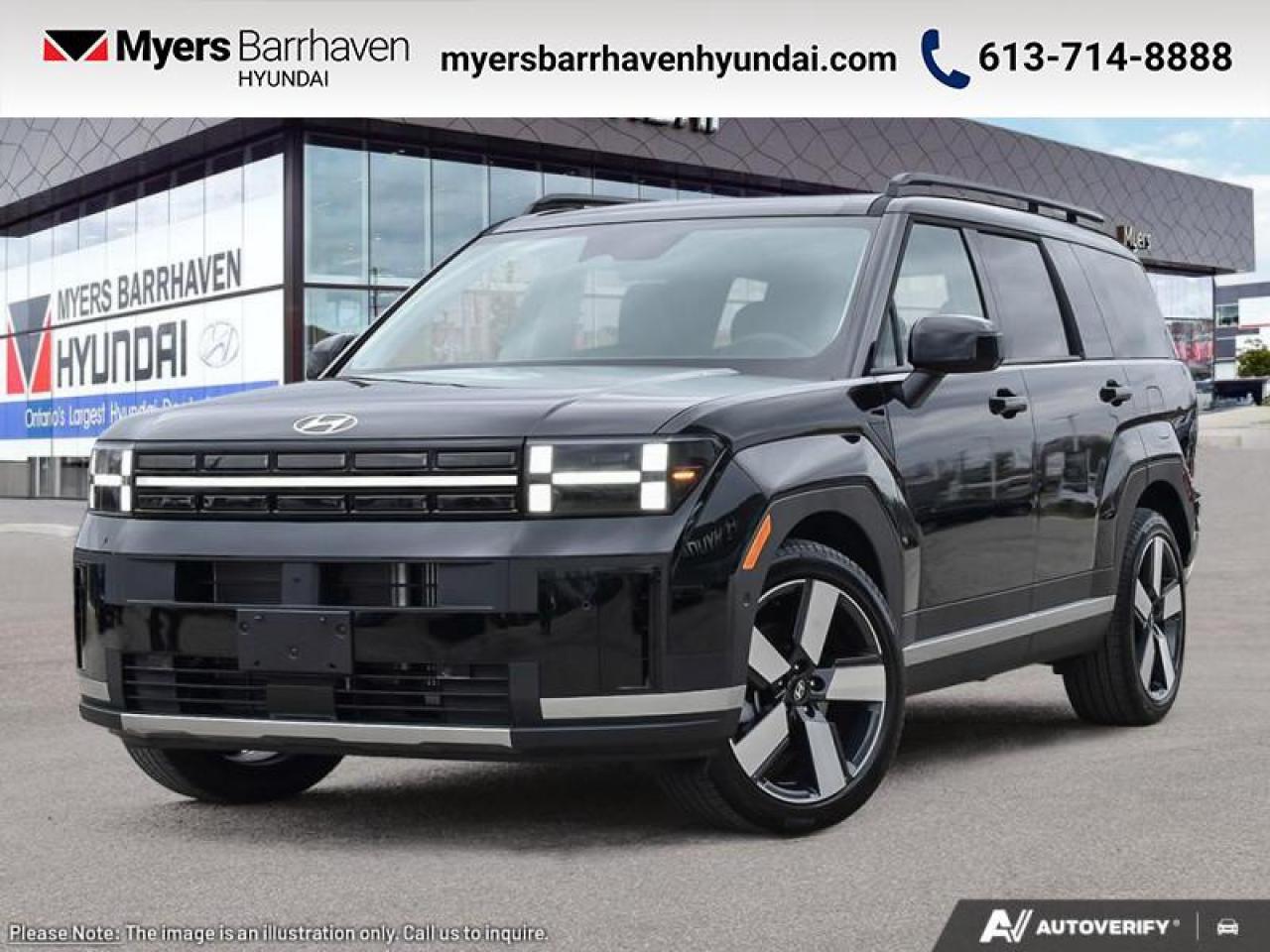 New 2025 Hyundai Santa Fe Luxury  - Cooled Seats -  Navigation - $360 B/W for sale in Nepean, ON