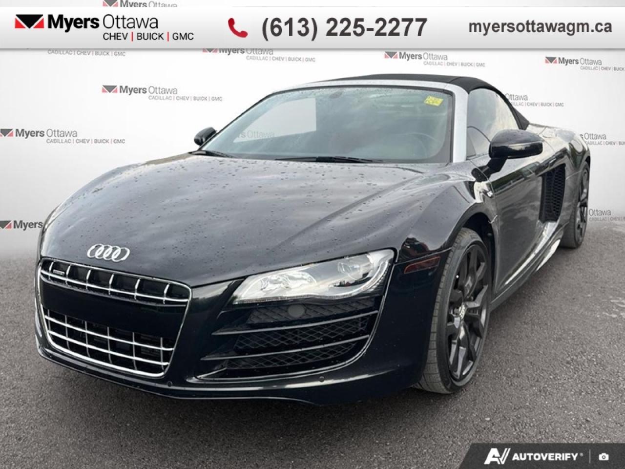 Used 2011 Audi R8 V10 Spyder  AUDI, R8 V10, SPYDER, WOW!!!! as traded for sale in Ottawa, ON