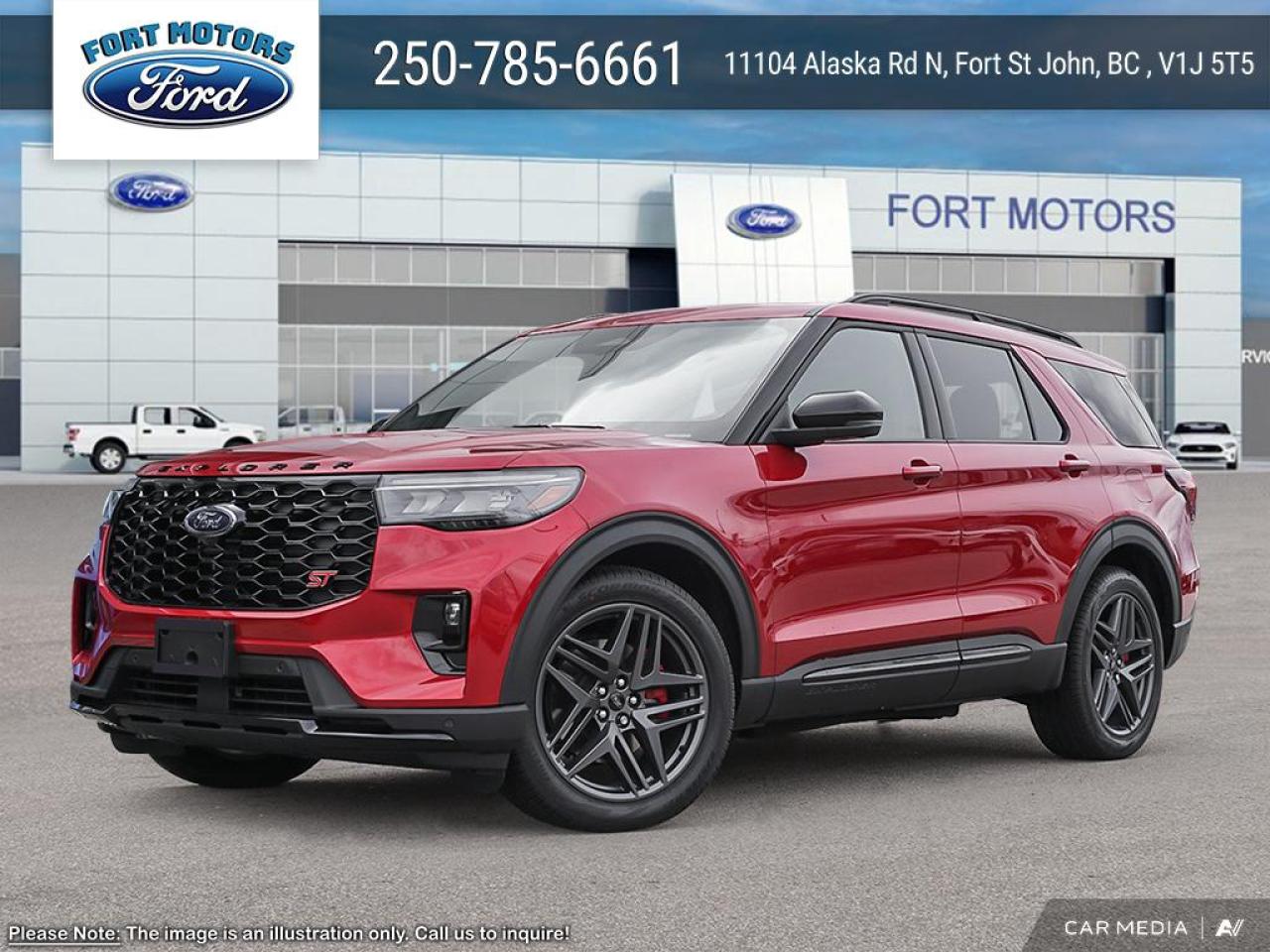 New 2025 Ford Explorer ST for sale in Fort St John, BC