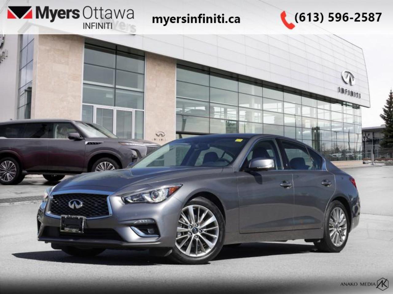 Used 2023 Infiniti Q50 LUXE  - Certified - Leather Seats for sale in Ottawa, ON