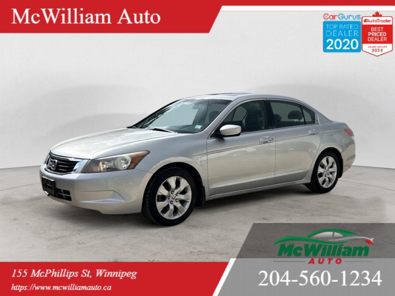 Used 2008 Honda Accord EX | Sun Roof | Power Seats | for sale in Winnipeg, MB