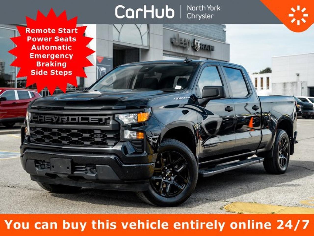Used 2023 Chevrolet Silverado 1500 Custom 147 Remote Start Power Seats Automatic Emergency Braking for sale in Thornhill, ON