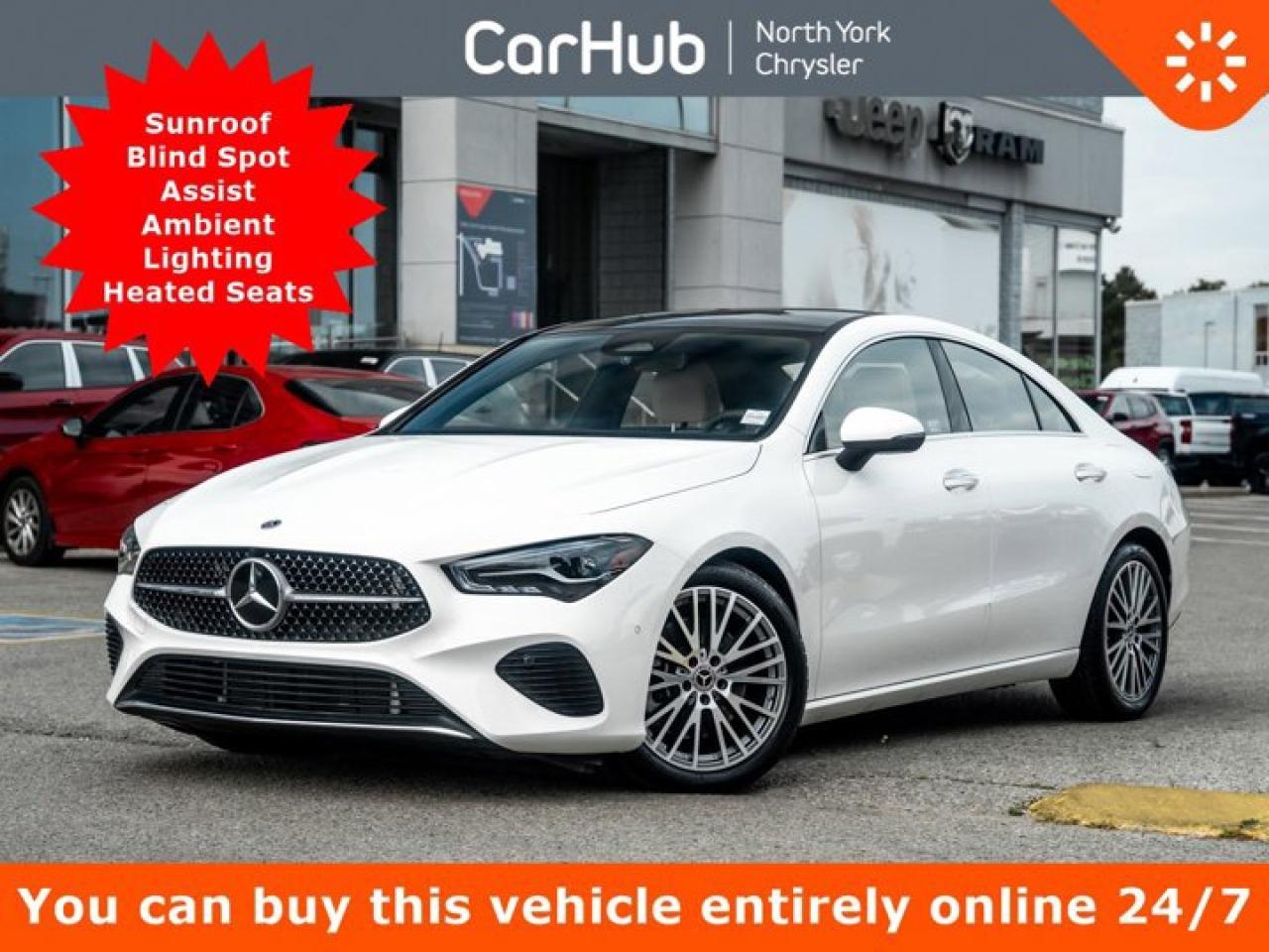 Used 2025 Mercedes-Benz CLA-Class 250 ONLY 698km! Sunroof Blind Spot Assist Ambient Lighting Heated Seats for sale in Thornhill, ON