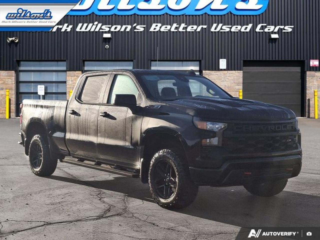 2022 Chevrolet Silverado 1500 Custom Trail Boss Crew | 6.5' Box | Z71 | Power Seat | Spray-in Liner | CarPlay + Android and More ! Photo