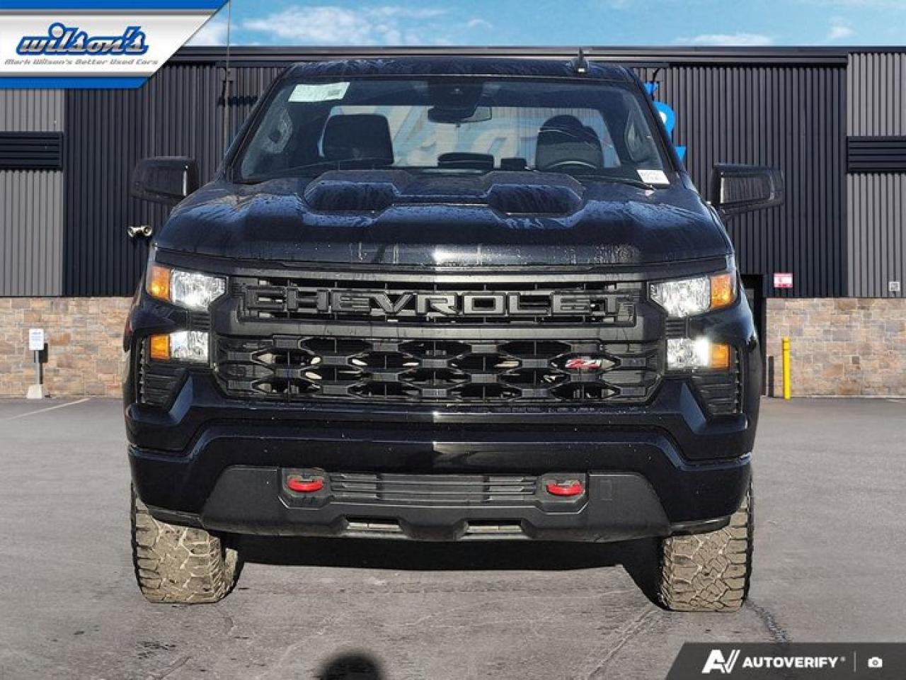 2022 Chevrolet Silverado 1500 Custom Trail Boss Crew | 6.5' Box | Z71 | Power Seat | Spray-in Liner | CarPlay + Android and More ! Photo