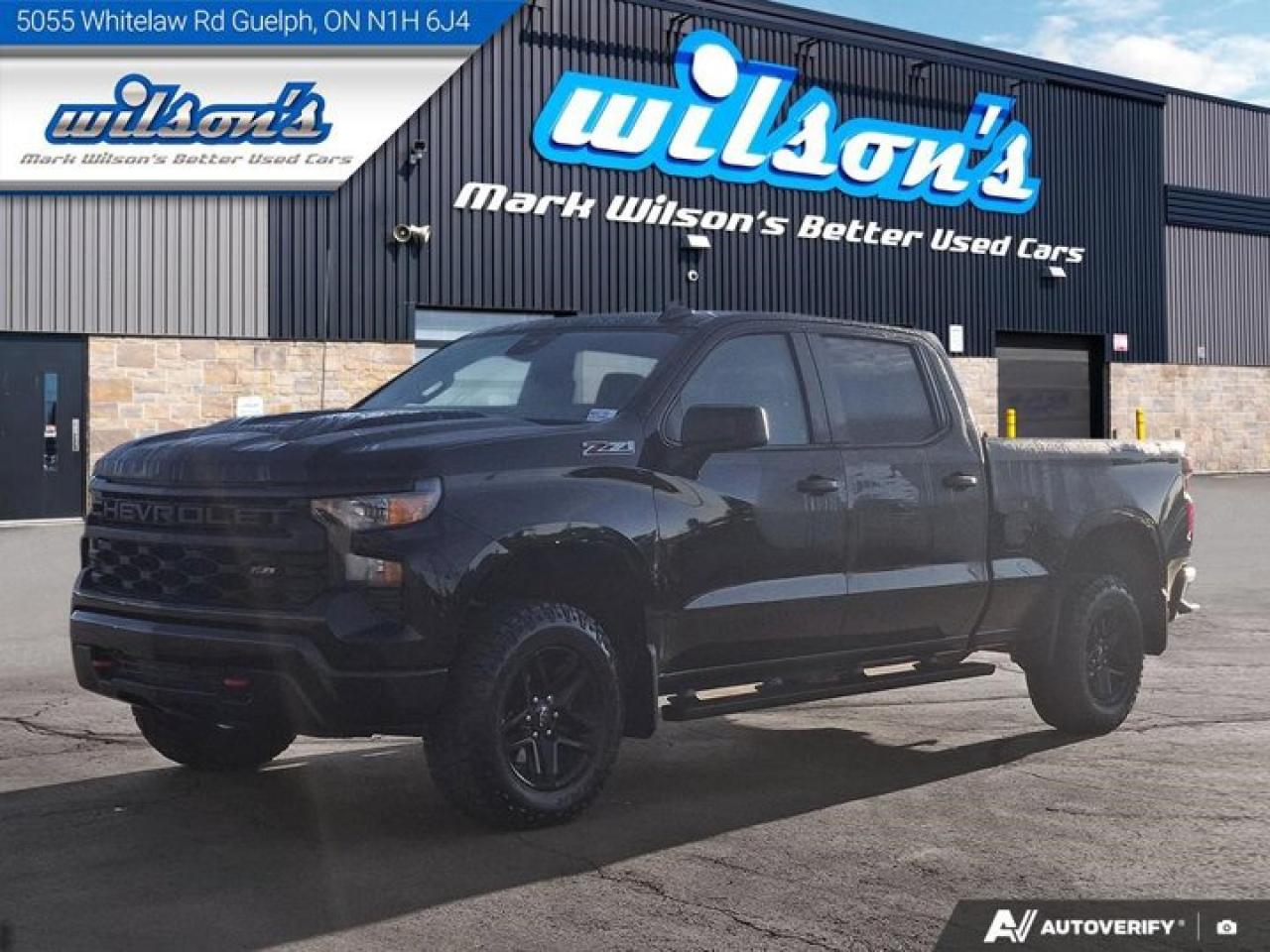 2022 Chevrolet Silverado 1500 Custom Trail Boss Crew | 6.5' Box | Z71 | Power Seat | Spray-in Liner | CarPlay + Android and More ! Photo0