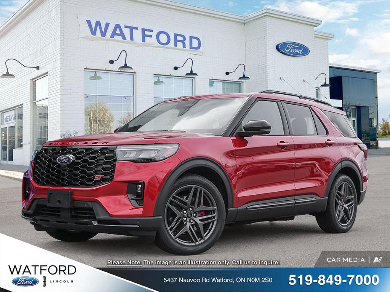 New 2025 Ford Explorer ST for sale in Watford, ON