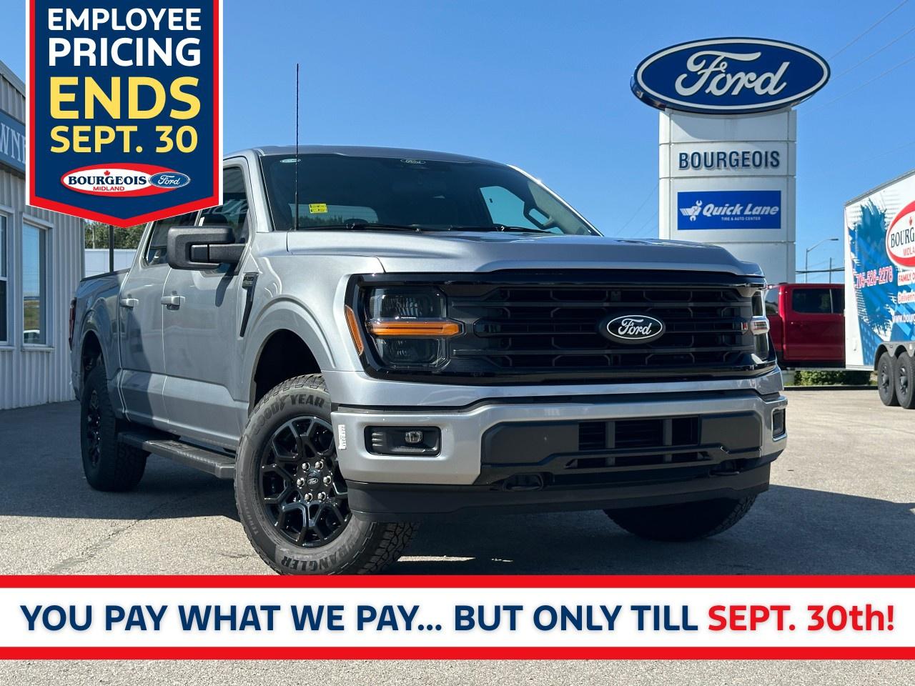 New 2025 Ford F-150 XLT 4WD SuperCrew 5.5' Box for sale in Midland, ON