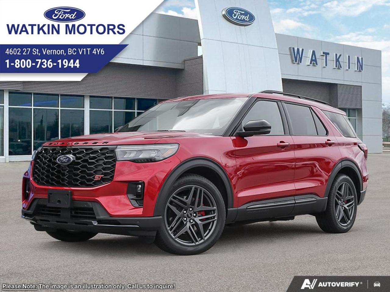 New 2025 Ford Explorer ST for sale in Vernon, BC