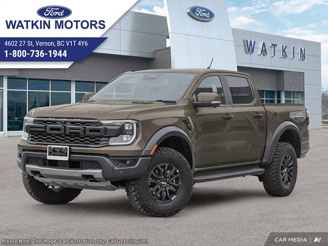 New 2025 Ford Ranger Raptor for sale in Vernon, BC