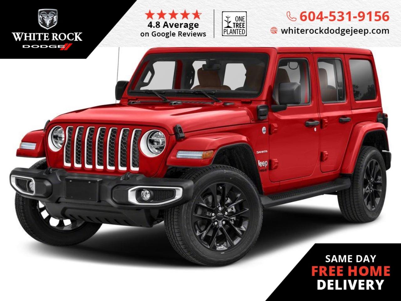 Used 2022 Jeep Wrangler Unlimited 4xe Rubicon for sale in Surrey, BC