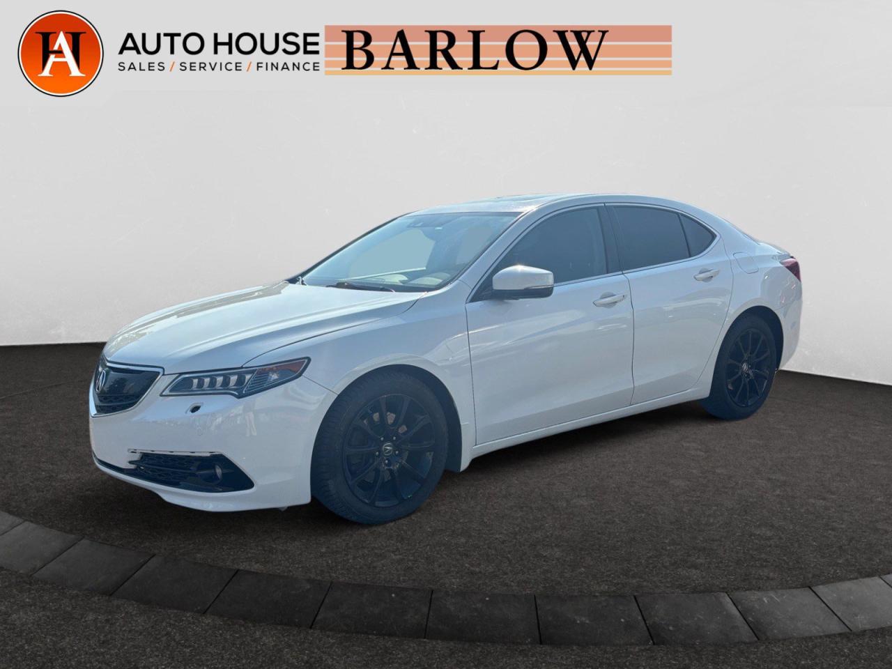 Used 2015 Acura TLX V6 Elite NAVIGATION SUNROOF HEATED STEERING WHEEL LEATHER SEATS LANE ASSIST BLUETOOTH for sale in Calgary, AB