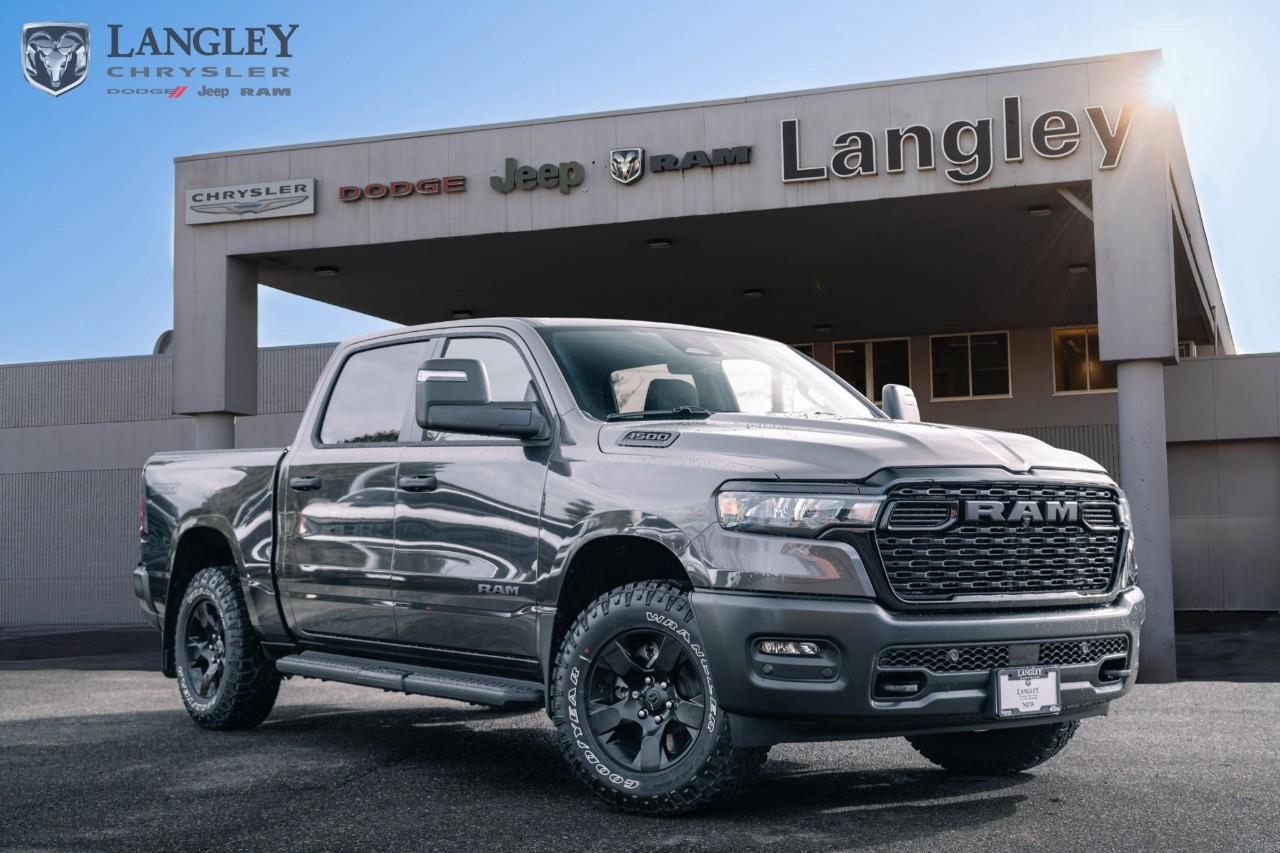 <p><strong>2026 RAM 1500 WARLOCK 4X4 CREW CAB 5'7" BOX</strong></p><p>The 2026 Ram 1500 Warlock is a purpose-built off-road value model that bridges the gap between everyday utility and trail-ready performance. Distinguishable by its aggressive blacked-out grille, bumpers, and fender flares, the Warlock features a factory-installed 1-inch suspension lift and Bilstein® performance-tuned shocks. For 2026, it adopts the 3.0L Hurricane Twin-Turbo I6 as its primary powerhouse, delivering more torque and significantly improved towing capacity compared to previous V8 iterations. </p><p></p><ul><li><p><strong>Engine</strong>: 3.0L Hurricane Twin-Turbo I6 (Standard Output) </p><p></p></li><li><p><strong>Horsepower</strong>: 420 hp </p><p></p></li><li><p><strong>Torque</strong>: 469 lb-ft </p><p></p></li><li><p><strong>Transmission</strong>: 8-Speed Automatic </p><p></p></li><li><p><strong>Max Towing</strong>: Up to 11,570 lbs (5,248 kg) </p><p></p></li><li><p><strong>Fuel Economy</strong>: 13.2 L/100km City / 9.9 L/100km Hwy </p><p></p></li></ul><p>Come book a test drive at Langley Chrysler, conveniently located in Langley, British Columbia.</p>*All new vehicle purchases are plus the PDI accessory installs and any price increases provided by the manufacturer. For trucks the accessories will include wheel locks, spray-in liners, and mud flaps. For all other vehicles, wheel locks are standard, other equipment may apply. Confirm with the dealer.

<p>*All prices are net of all manufacturer incentives and/or rebates and are subject to change by the manufacturer without notice. All prices plus applicable taxes, applicable environmental recovery charges, documentation of $599 and full tank of fuel surcharge of $76 if a full tank is chosen.<br />Other items available that are not included in the above price:<br />Tire & Rim Protection and Key fob insurance starting from $599<br />Service contracts (extended warranties) for up to 7 years and 200,000 kms starting from $599<br />Custom vehicle accessory packages, mudflaps and deflectors, tire and rim packages, lift kits, exhaust kits and tonneau covers, canopies and much more that can be added to your payment at time of purchase<br />Undercoating, rust modules, and full protection packages starting from $199<br />Flexible life, disability and critical illness insurances to protect portions of or the entire length of vehicle loan?im?im<br />Financing Fee of $500 when applicable<br />Prices shown are determined using the largest available rebates and incentives and may not qualify for special APR finance offers. See dealer for details. This is a limited time offer.</p>
