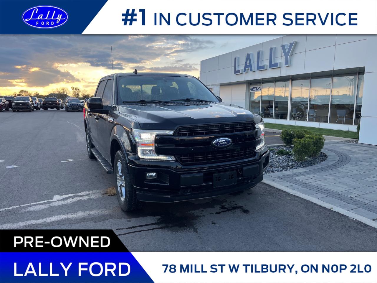 Used 2019 Ford F-150 Lariat Leather, 2.7V6, Local Trade!! for sale in Tilbury, ON