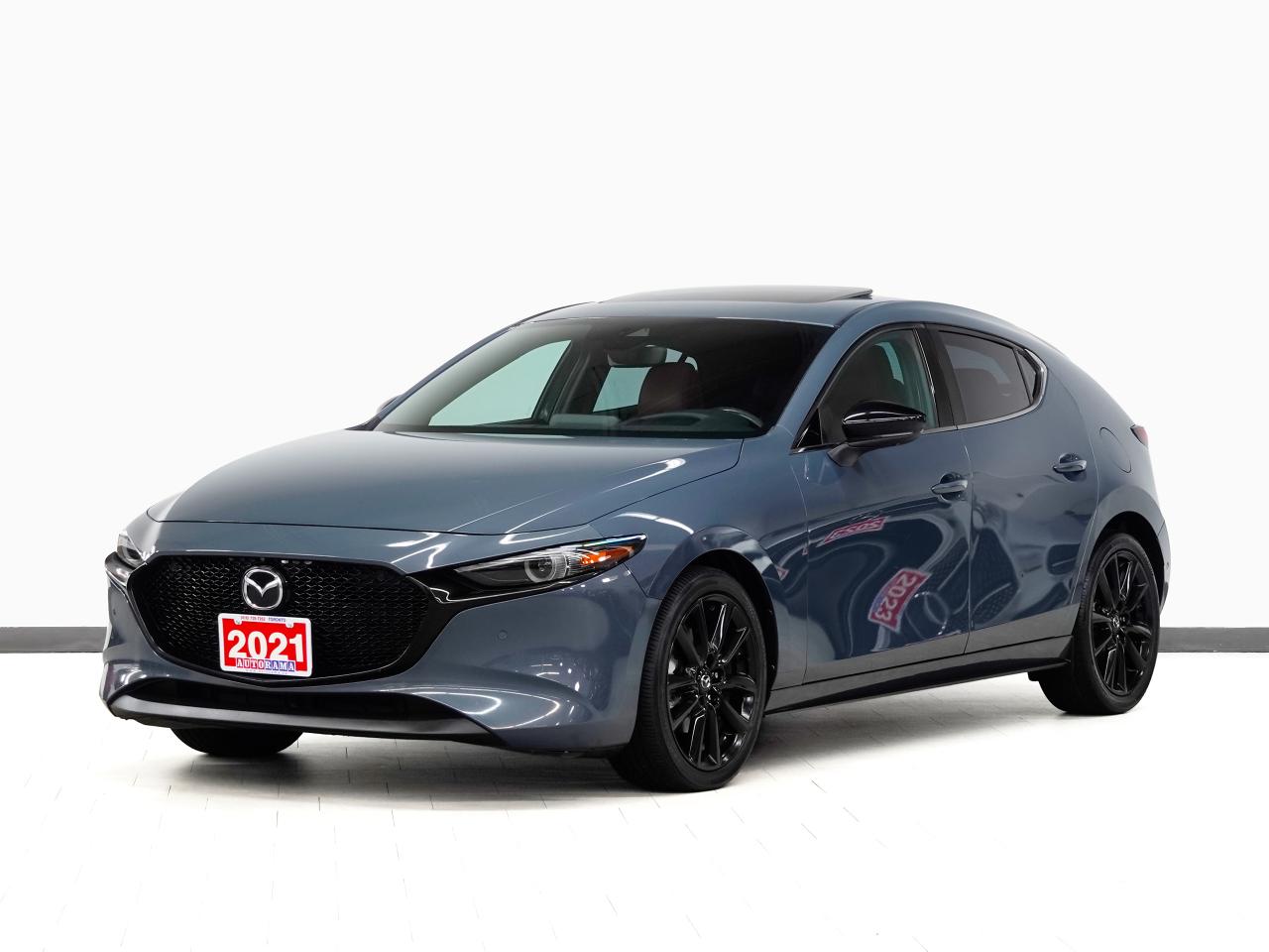 2021 Mazda MAZDA3 SPORT GT TURBO | AWD | Nav | Red Leather | Sunroof