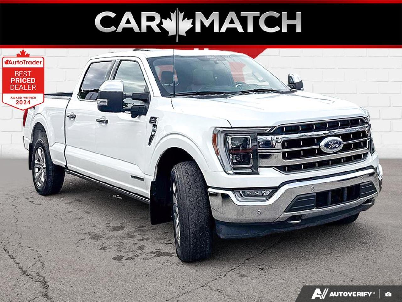 2022 Ford F-150 LARIAT/NO ACCIDENTS/ ROOF / LEATHER / NAV / HYBRID - Photo #7