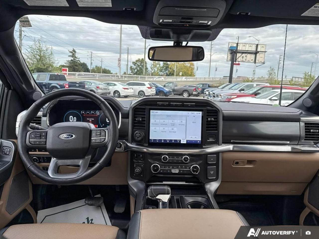 2022 Ford F-150 LARIAT/NO ACCIDENTS/ ROOF / LEATHER / NAV / HYBRID - Photo #14