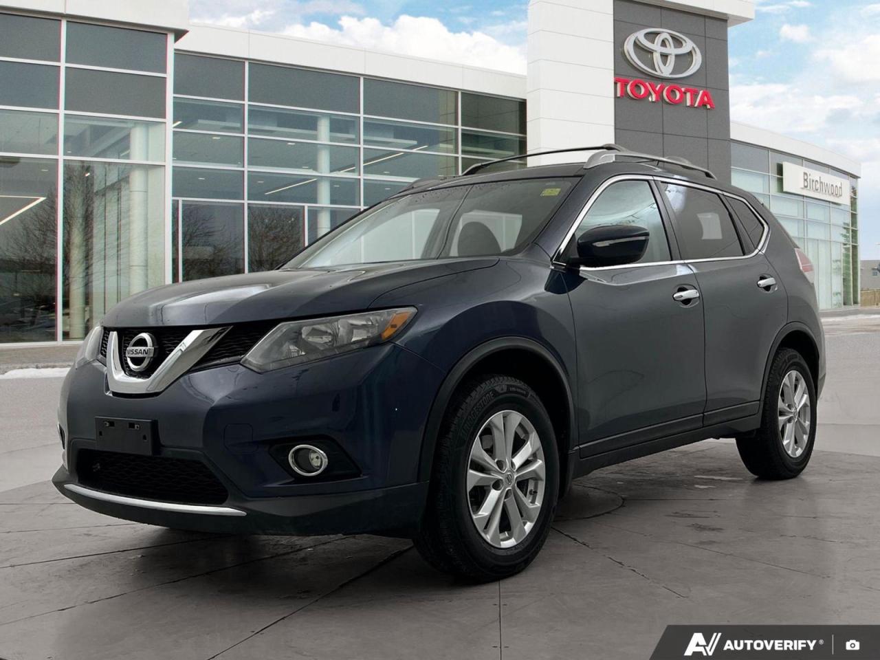 Locally Owned!
Low KM!
Experience the versatility and comfort of this 2015 Nissan Rogue SV AWD! With its stylish Arctic Blue Metallic exterior and black interior, this SUV is perfect for both city driving and weekend adventures.

Key Features:
- All-Wheel Drive for enhanced traction and stability
- Spacious 5-passenger seating with EZ Flex Seating System
- Dual Panoramic Moonroof for an open, airy feel
- Nissan Intelligent Key with Push Button Ignition
- 6-way power drivers seat with power lumbar support
- Quick Comfort heated front seats for chilly mornings
- Divide-N-Hide Cargo System for versatile storage options

Dont miss out on this well-maintained Nissan Rogue! Schedule a test drive today to experience its smooth ride and impressive features. Our friendly staff at Birchwood Toyota is ready to answer any questions and help you explore financing options. Visit our website or call us to book your appointment and take the first step towards owning this fantastic SUV!
Experience is Everything at Birchwood Toyota! Our mission is to provide the most transparent and efficient sales process for our customers. We strive to provide the best service possible, whether you visit us in person, shop our website, or take advantage of our buy from home program.

The Birchwood Toyota Trade-in Guarantee - We buy your vehicle even if you dont buy ours!


100% guaranteed approval for every qualifying year, make and model. Only the Best Rates and Terms available.

This vehicle qualifies for Birchwood Toyota Shield, which includes:

Guardian Protection:
- Cosmetic Wheel Protection
- Paintless Dent Repair
- Key/Remote Replacement

Dealer Permit #0025
Dealer permit #0025