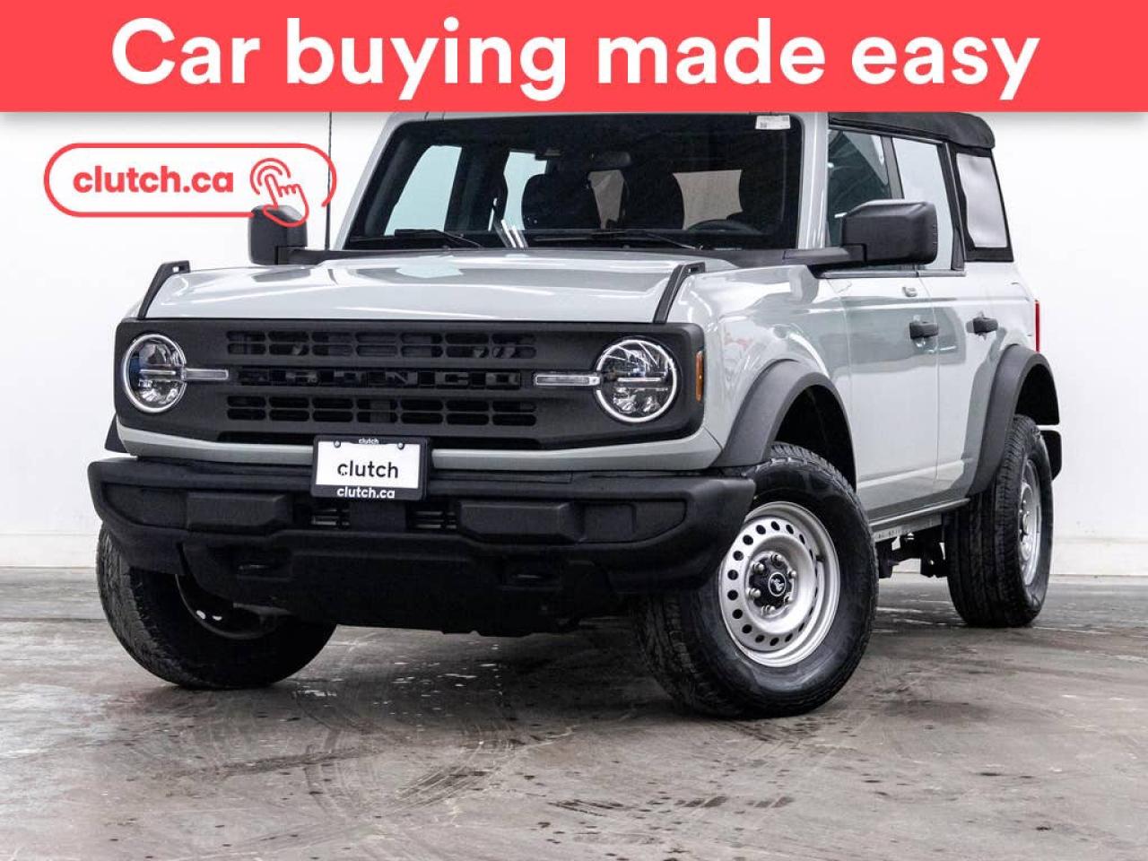 Used 2023 Ford Bronco Big Bend 4x4 w/ Apple CarPlay & Android Auto, Rearview Cam, A/C for sale in Toronto, ON