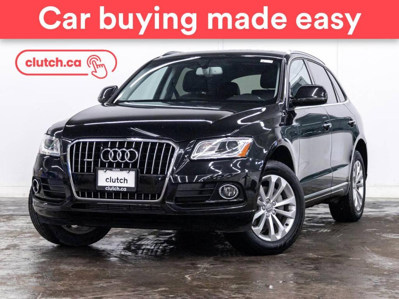 Used 2017 Audi Q5 Progressiv AWD w/ Heated Front Seats, Bluetooth, Rearview Cam for sale in Toronto, ON