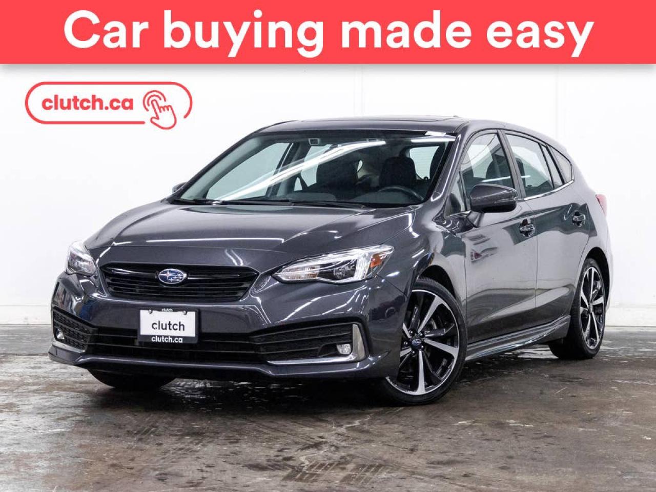 Used 2023 Subaru Impreza Sport-tech w/ EyeSight AWD w/Apple CarPlay & Android Auto, Heated Front Seats, Backup Cam for sale in Toronto, ON