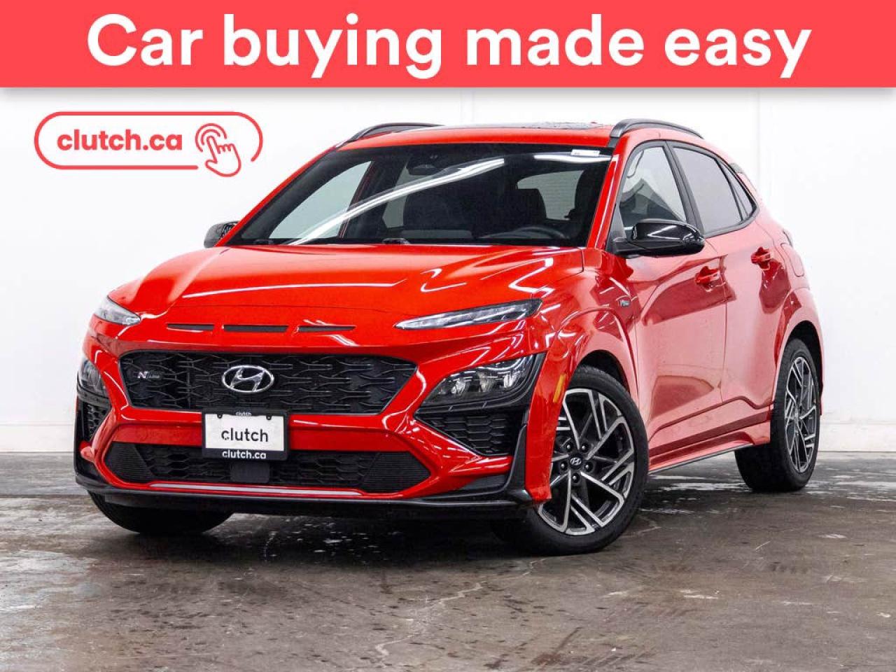 Used 2022 Hyundai KONA N Line AWD w/ Ultimate Pkg w/ Apple CarPlay & Android Auto, Nav, Power Moonroof for sale in Toronto, ON